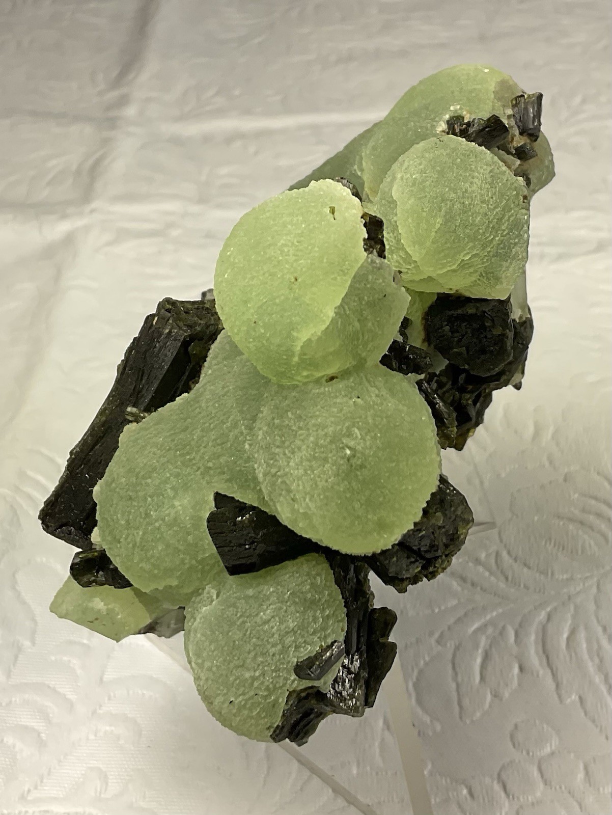Botryoidal Prehnite and Epidote – Kayes Region, Mali, Africa.