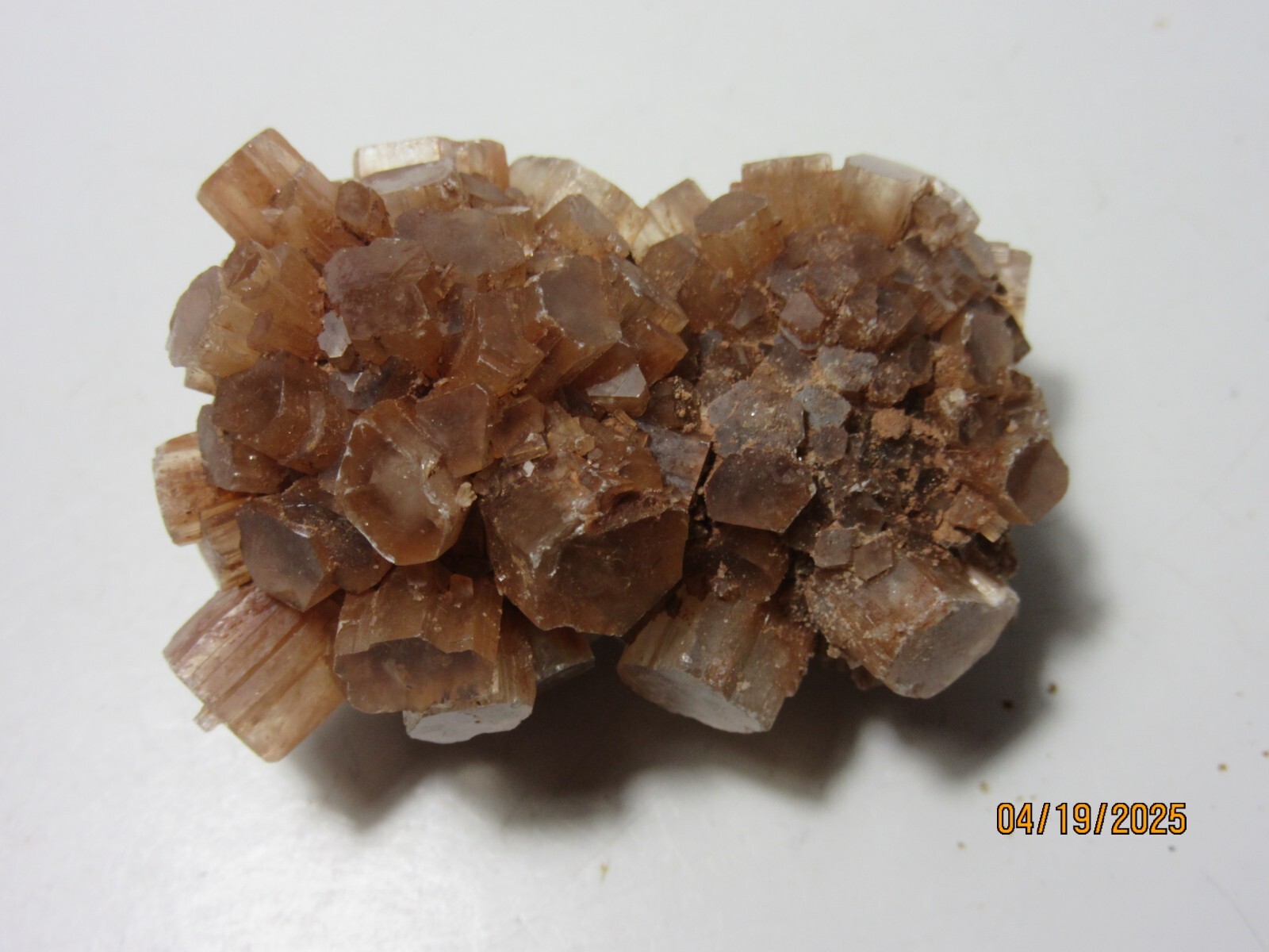 Aragonite Brown Crystal 2 3/16″ Mineral Morocco Collectible ABCMC-358
