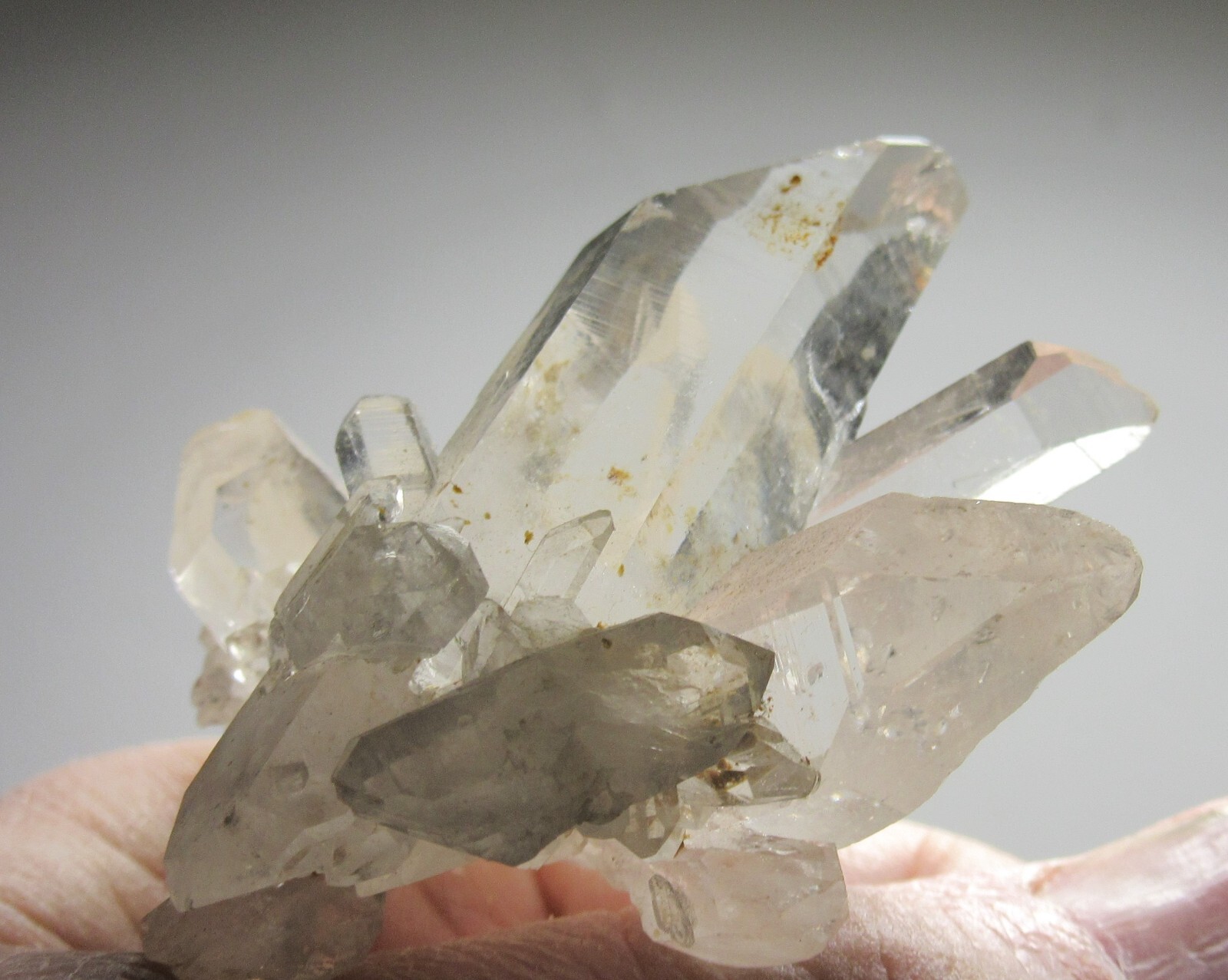Arkansas Natural Quartz Crystal 2 3/8″ Cluster Collectible Reiki MIAQC-1