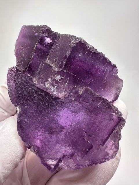 Large Clear Purple Fluorite Specimen – Hastie’s Quarry, Cave-In-Rock, Illinois
