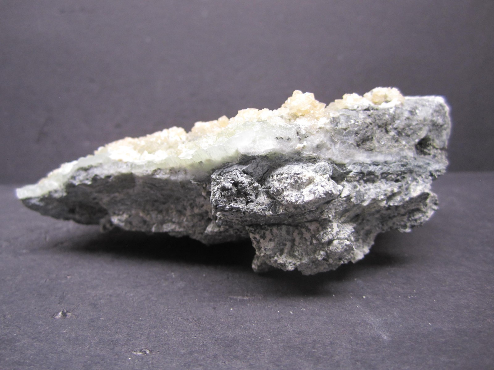 Calcite/Prehnite Crystal Cluster, Dyer Quarry, PA #5