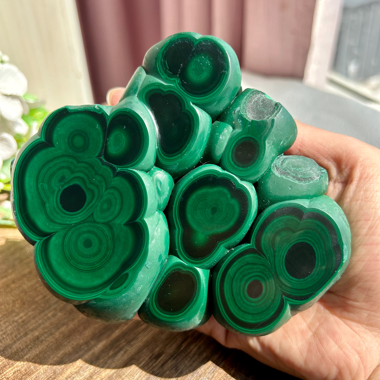 1510g Natural Green Malachite Crystal Rough Mineral specimen healing Decor