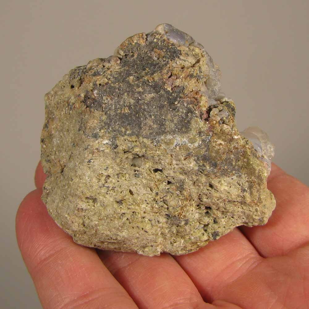 2.5″ Polished FIRE AGATE Gemstone on Matrix Rock – Mexico