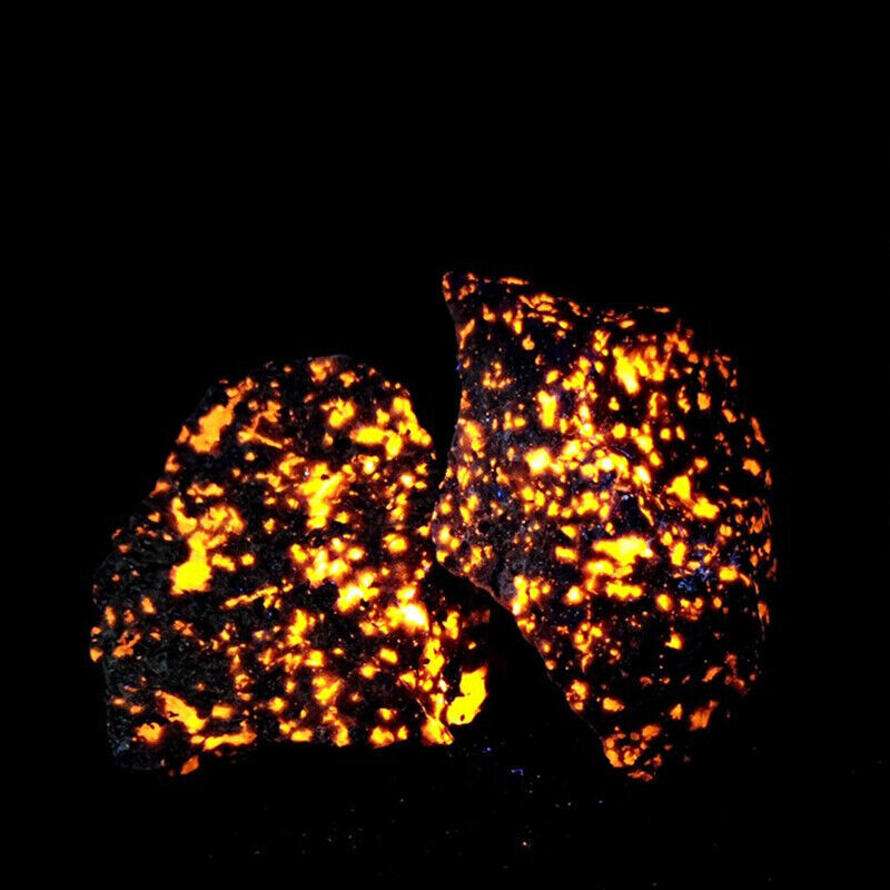100g Natural Raw Rough Yooperlite Flame Fire Stone Mineral Specimen Decorations
