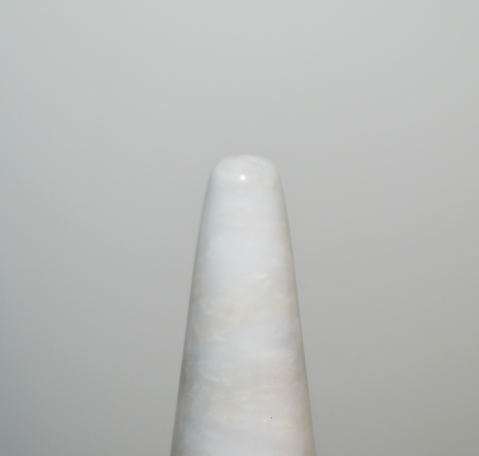 BN Marble Conical Tower – White and Brown – Almost 18″ in height