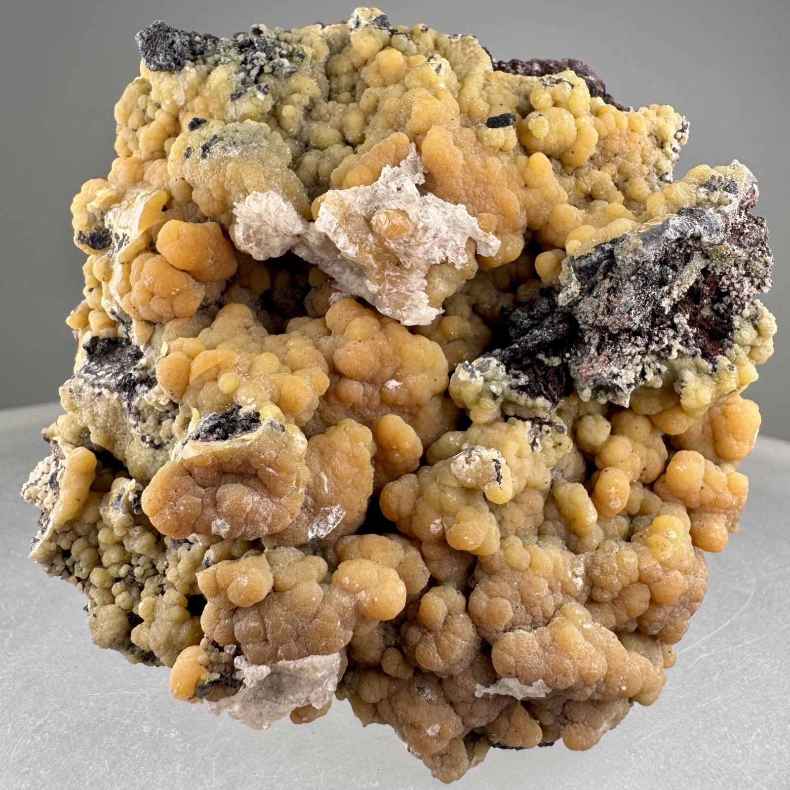 Fine & Unusual Orange Smithsonite: Tsumeb Mine, Tsumeb, Namibia- Classic!!