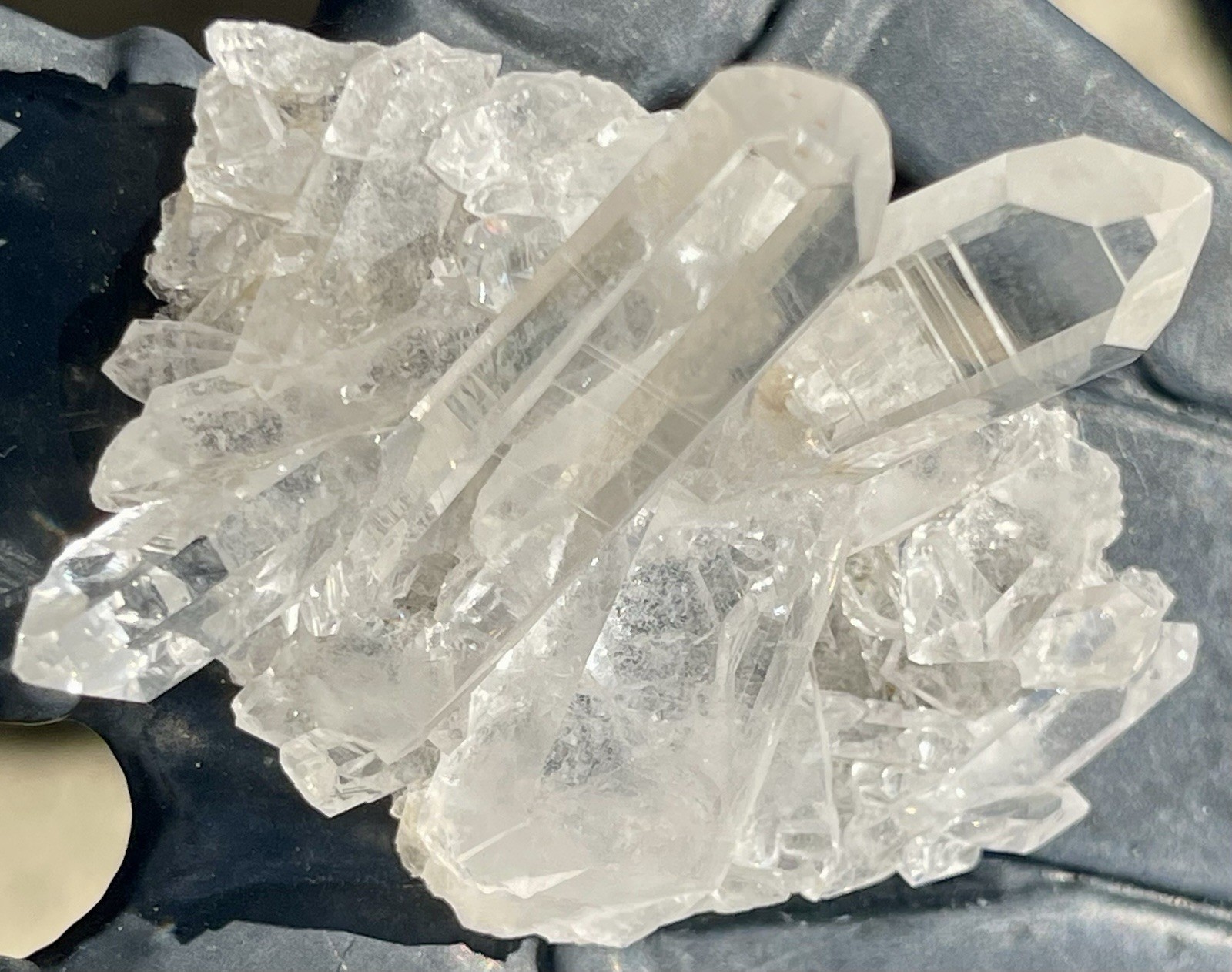 Quartz Crystals 34.32 Grams 2.0” Long, 1.5” Wide and 1.2” Tall From Afghanistan