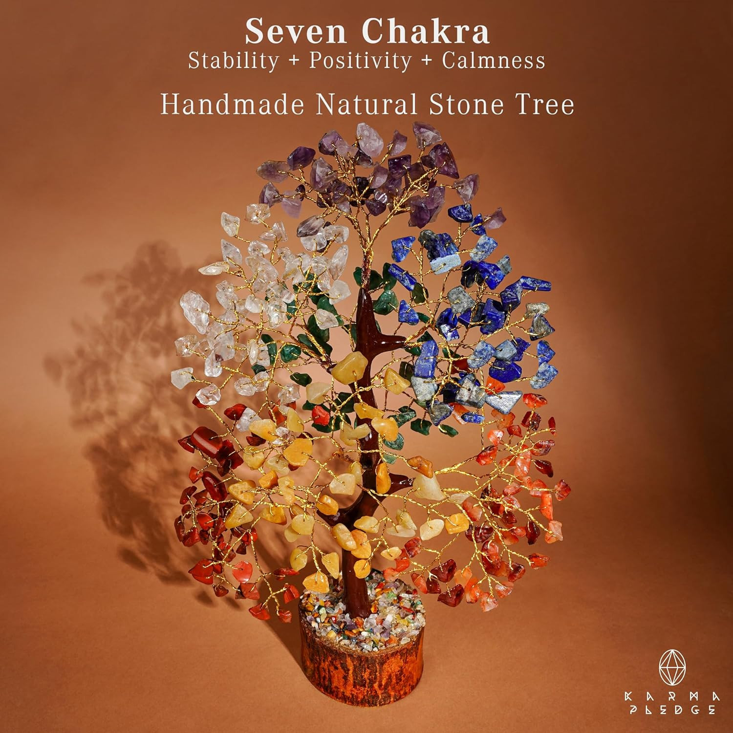Crystal Tree of Life 7 Chakra Birthday Gifts for Women, Unique Gifts for Her, Ho