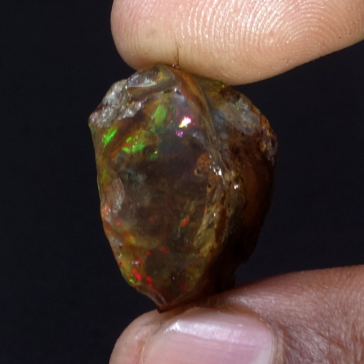 Opal Natural Ethiopian Loose Rough Raw Opal Gemstone Multi Fire Oil Rough 25 CT