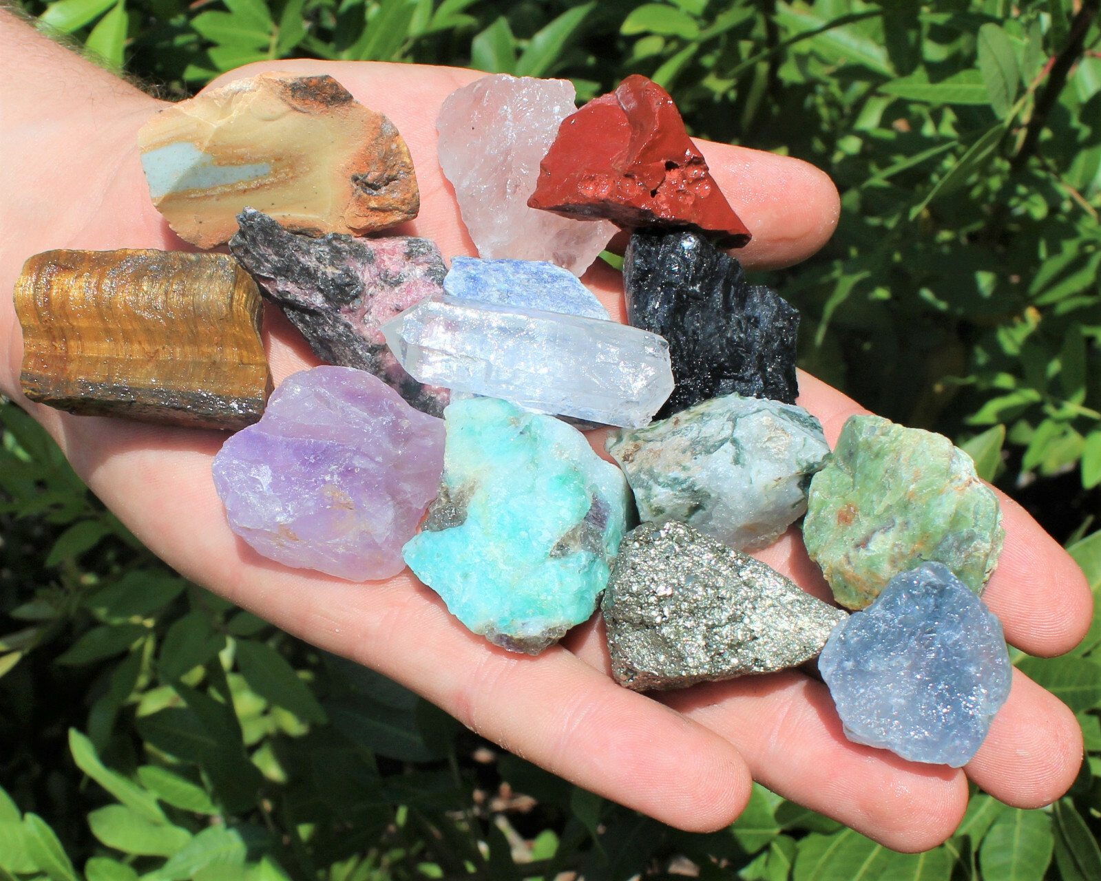 Bulk Mixed Crafters Collection: Gems Crystal Natural Rough Raw HUGE 10lb Lot