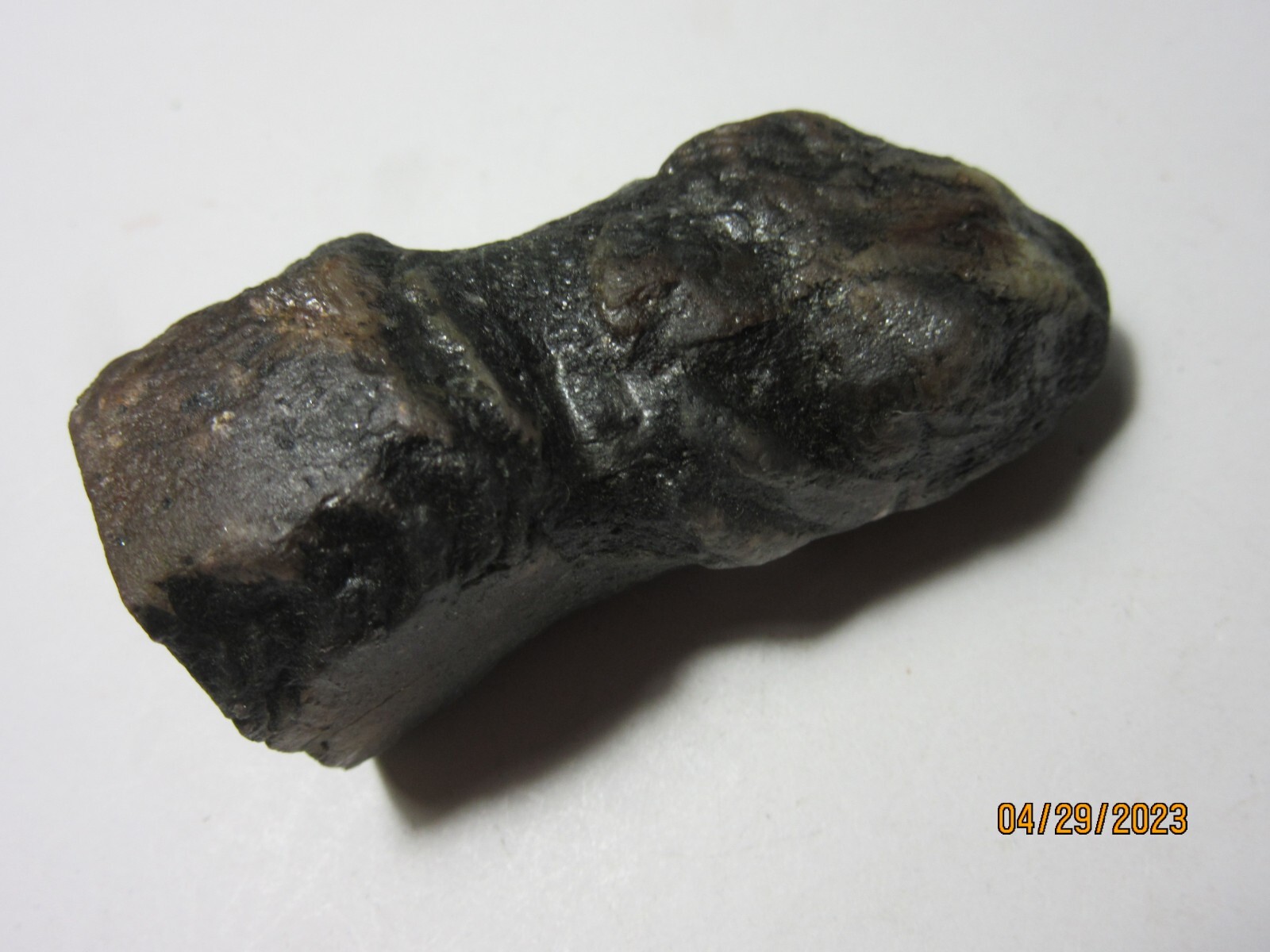 Agate Tourmaline Chiastolite 1 15/16″ Mineral Collectible with Pouch ATC-1-10
