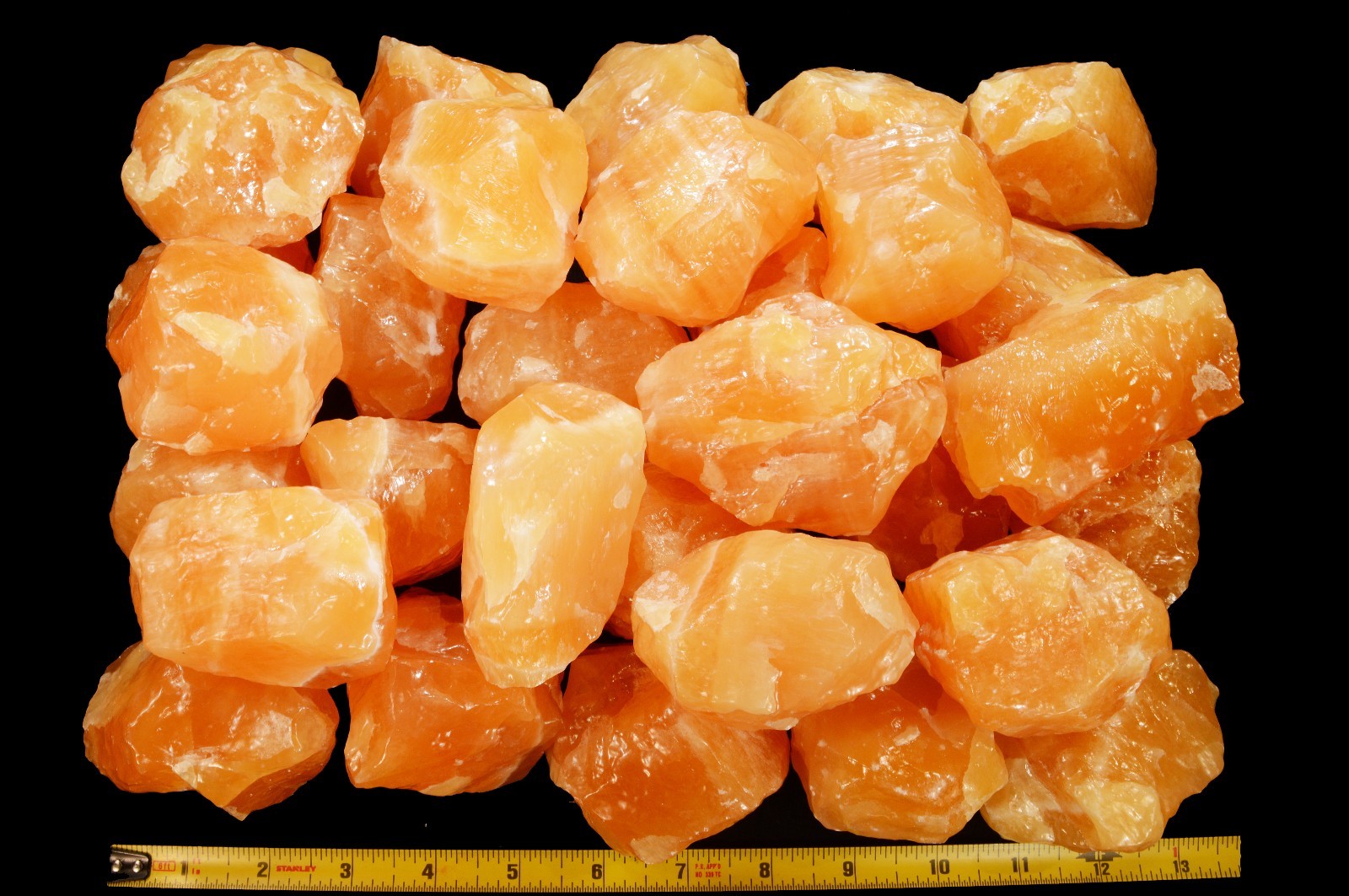 ORANGE CALCITE Crystal 2 1/2″ 4-7 Oz Rock Mineral Specimen Healing Reiki Stone