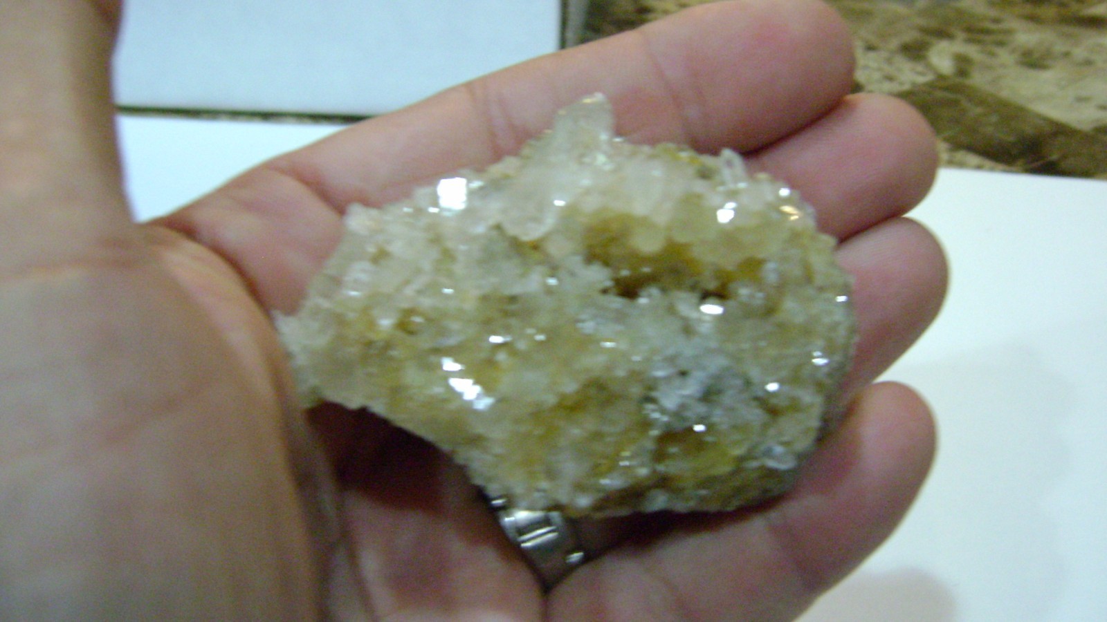 2 1/2″ X 1 3/4″ – Spectacular Crystal Cluster w/Vug Covered in points (2 sided)