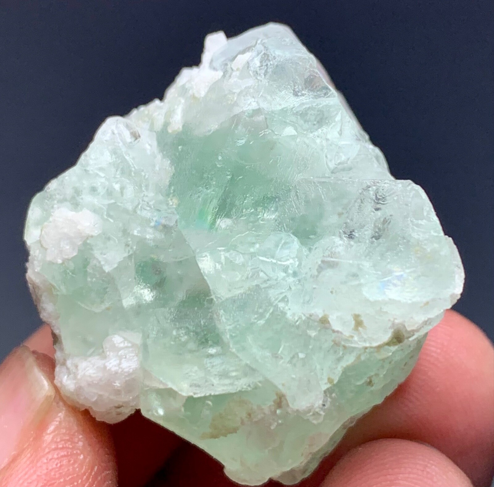 176 Cts Natural Fluorite Crystal Specimen from Pakistan.