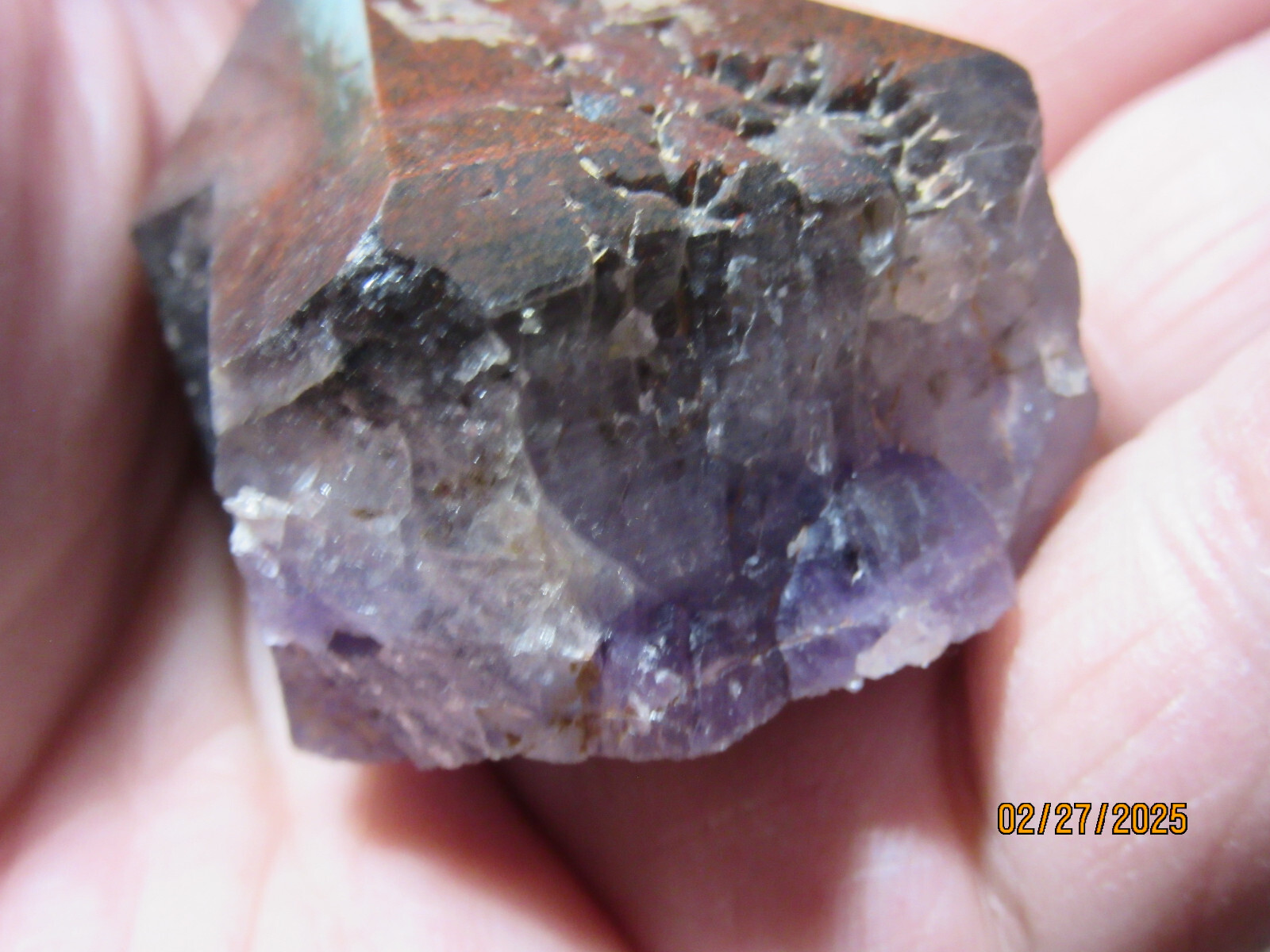 Deep Red/Purple Auralite-23 Amethyst 1 5/8″ Point Collectible DRPADP-5s