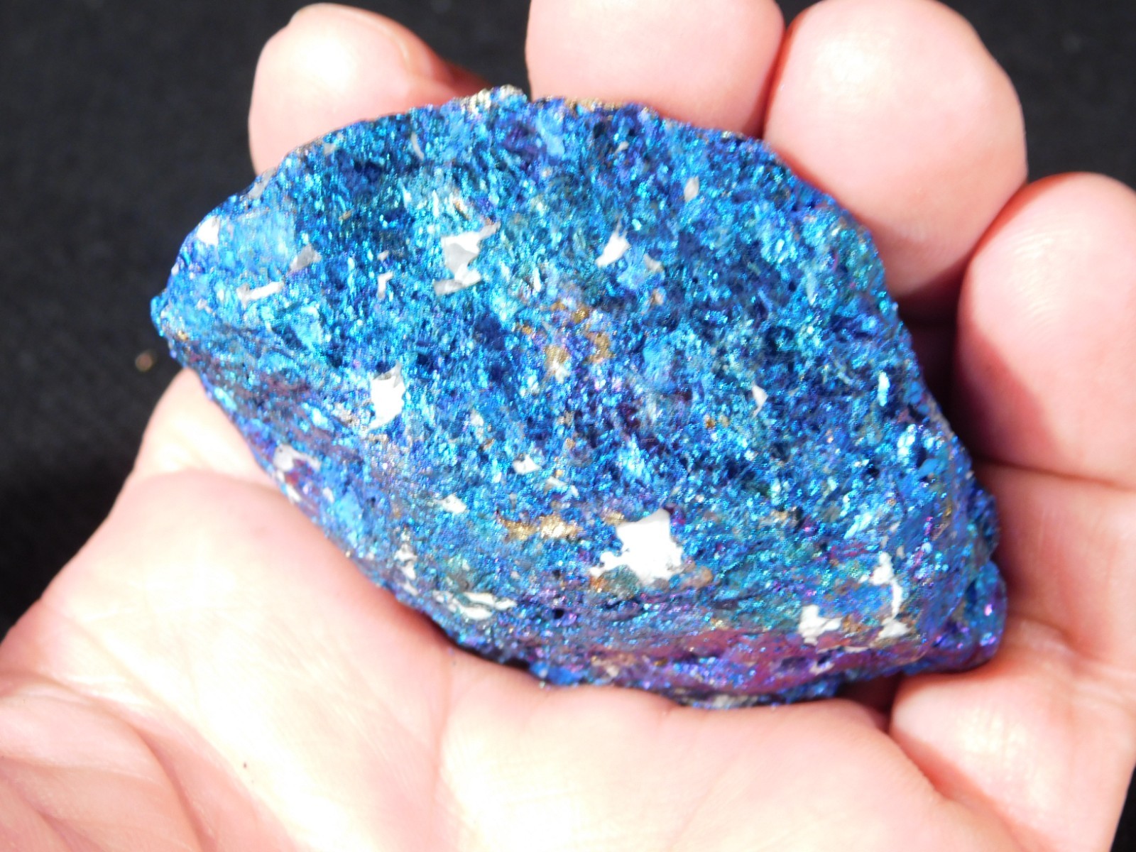 Bright IRIDESCENT Peacock Copper Chalcopyrite or Peacock Ore Mexico 173gr