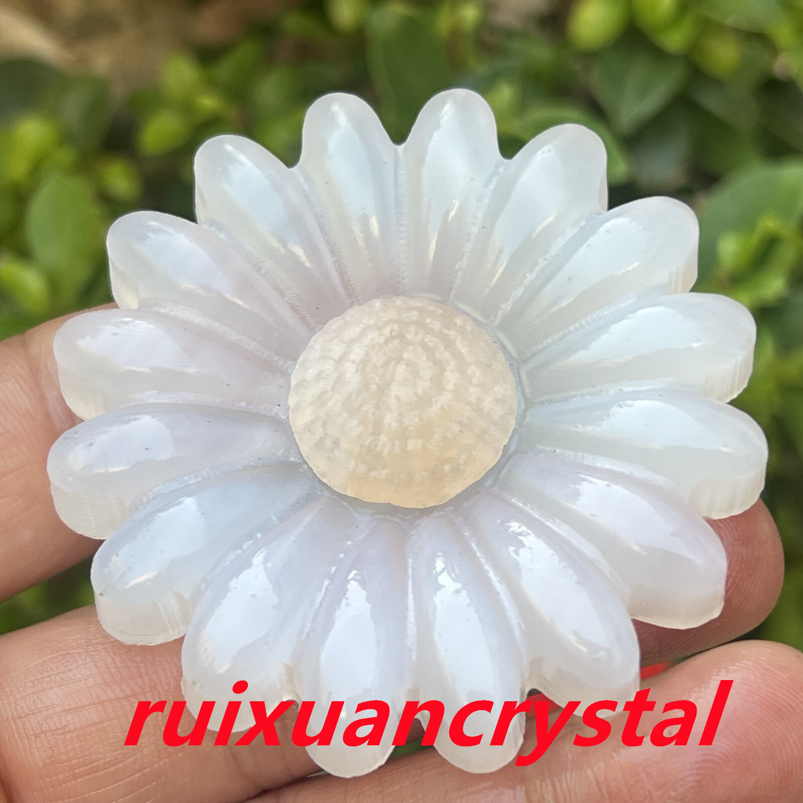top!2.5″ Natural Selenite quartz Hand Carved Sunflowers Skull Crystal Healing1pc