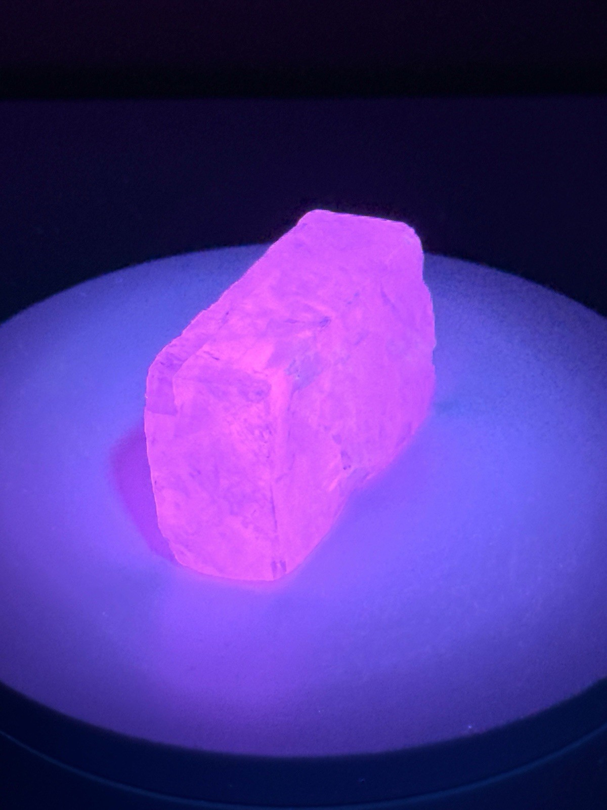 STUNNING Iceland Spar Calcite Crystal Specimen w/ Terlingua-like Fluorescence