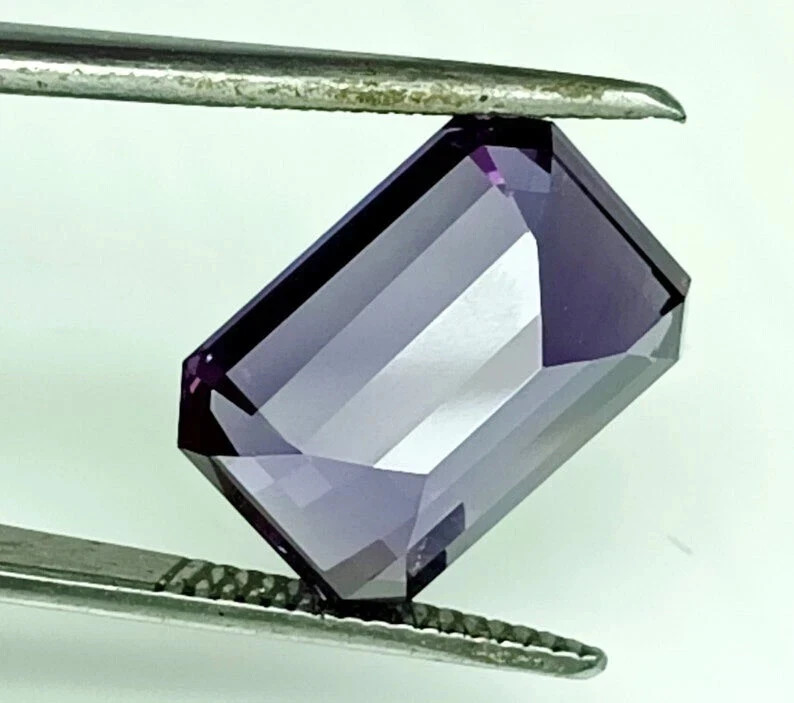 Natural Alexandrite Color Changing Certified 10.5 Ct+ Emerald Cut Loose Gemstone