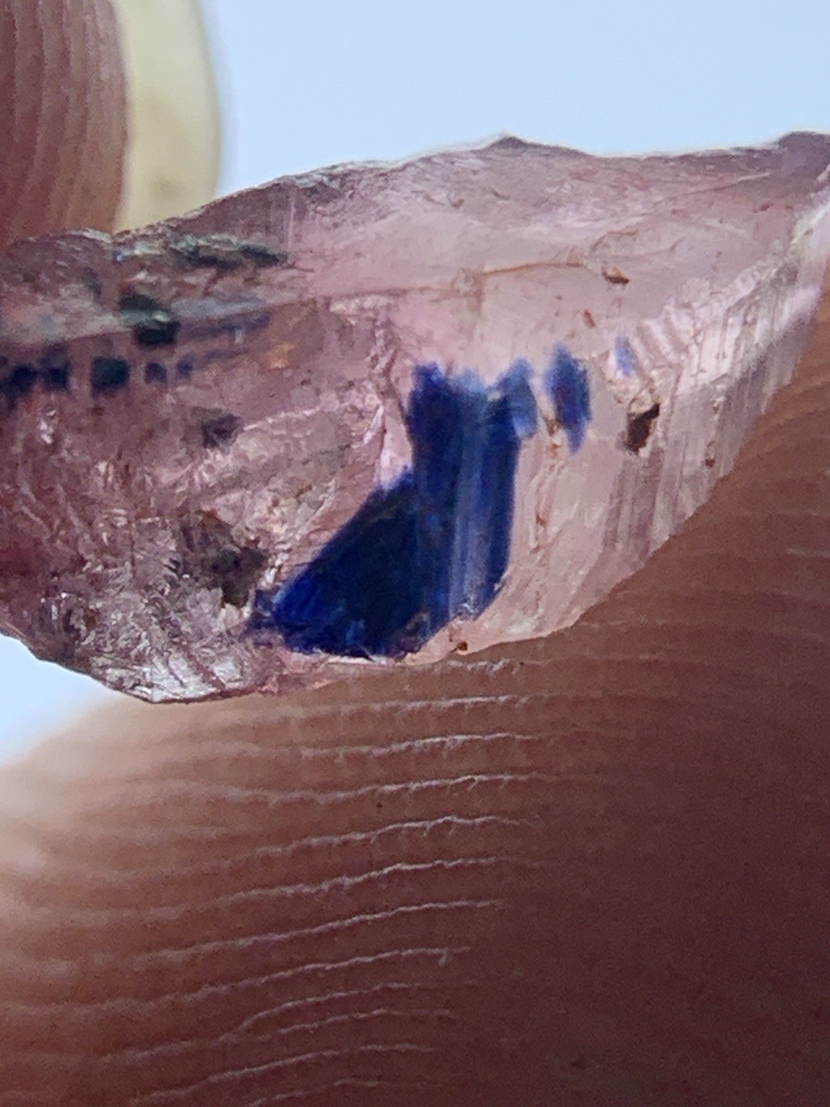 1.46 Crts Extremely Rare Stunning Facet Grade Pink & Blue Winza Sapphire @winza