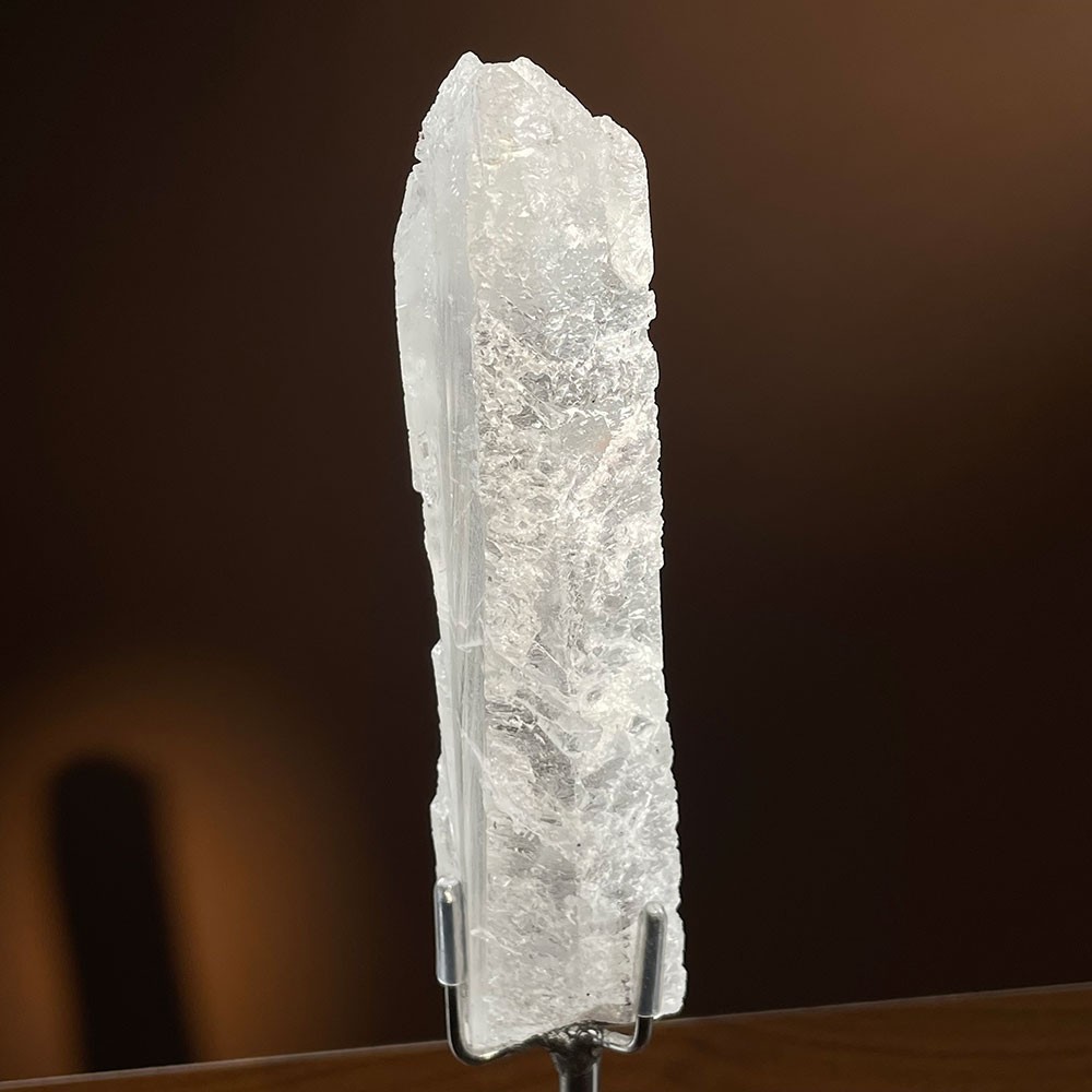 RARE Growth Interference Quartz from Madagascar | Display Specimen Acrylic Stand