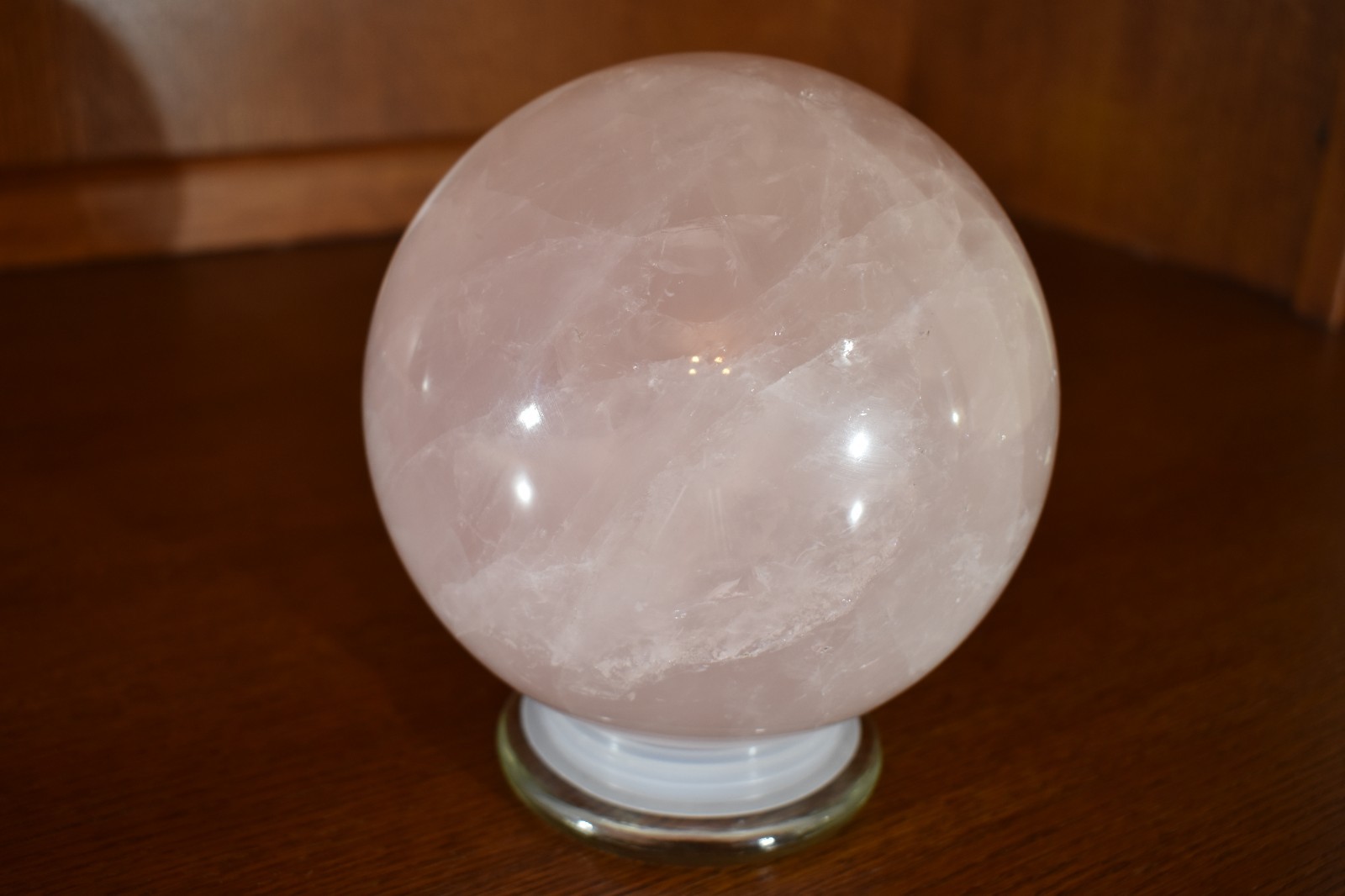 Rose Quartz sphere 4626 grams 149 mm