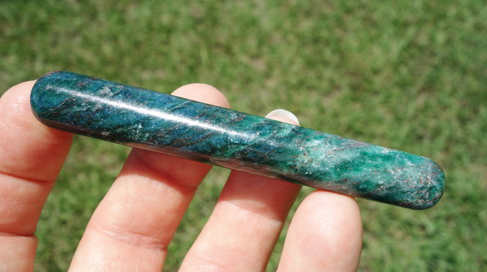 Fantastic Rare Green EMERALD Quartz Crystal MASSAGE Wand For Sale Brazil