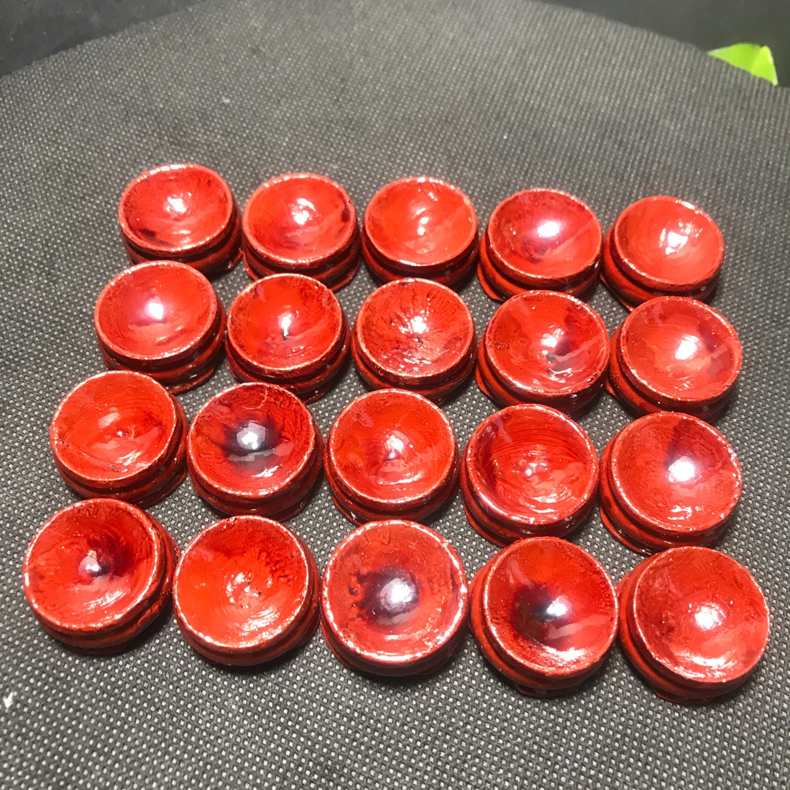10pcs 10pcs Red Wood Display Stand For 25MM Crystal Ball Sphere Holder wholesale