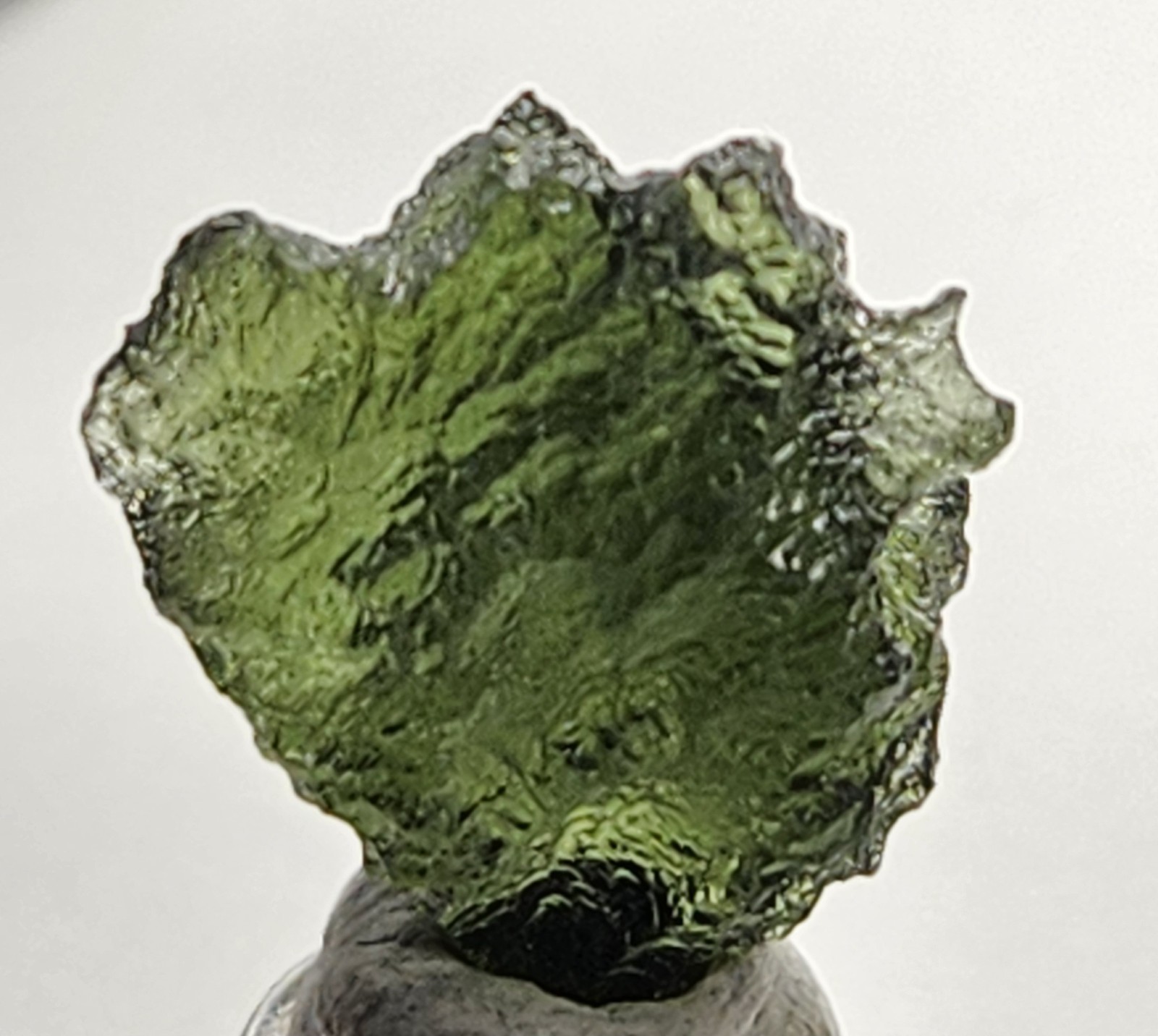 Top A++ 2.64g Gem Green Moldavite Crystal Chlum Czech Republic Minerals Crystals