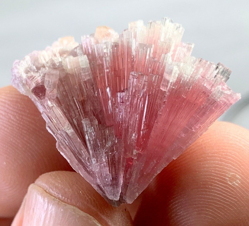 42 Carats beautiful Pink Tourmaline Crystals bunch Specimen from Afghanistan