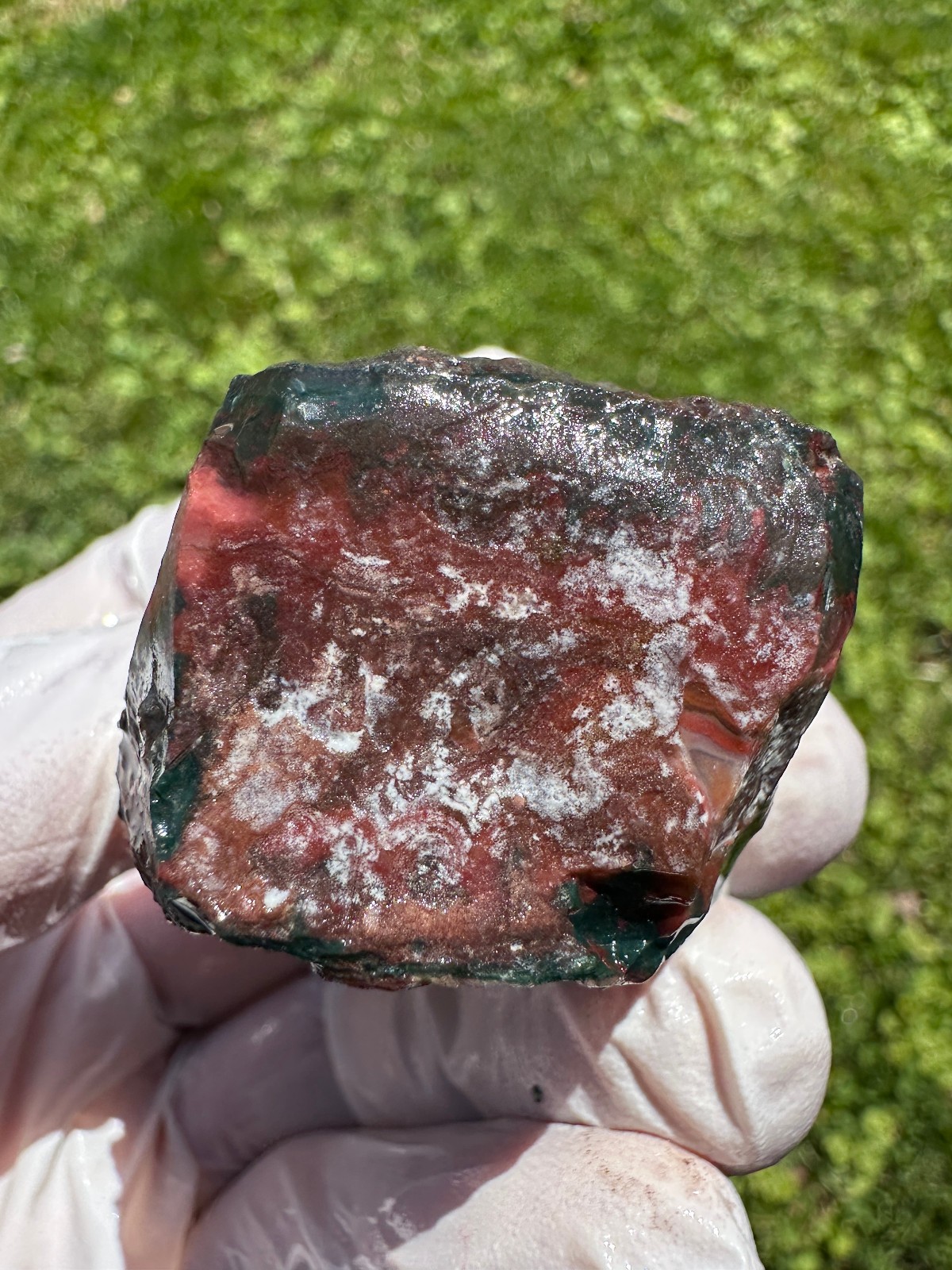 PREMIUM SPECIMEN__RARE Idaho Sunset Jasper / Agate Rough – Lemhi County, Idaho