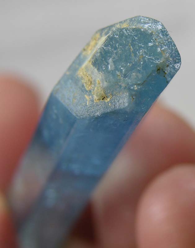 60mm Vietnam 100% Natural Terminated Aquamarine Crystal Specimen 54.30ct 2 3/8in