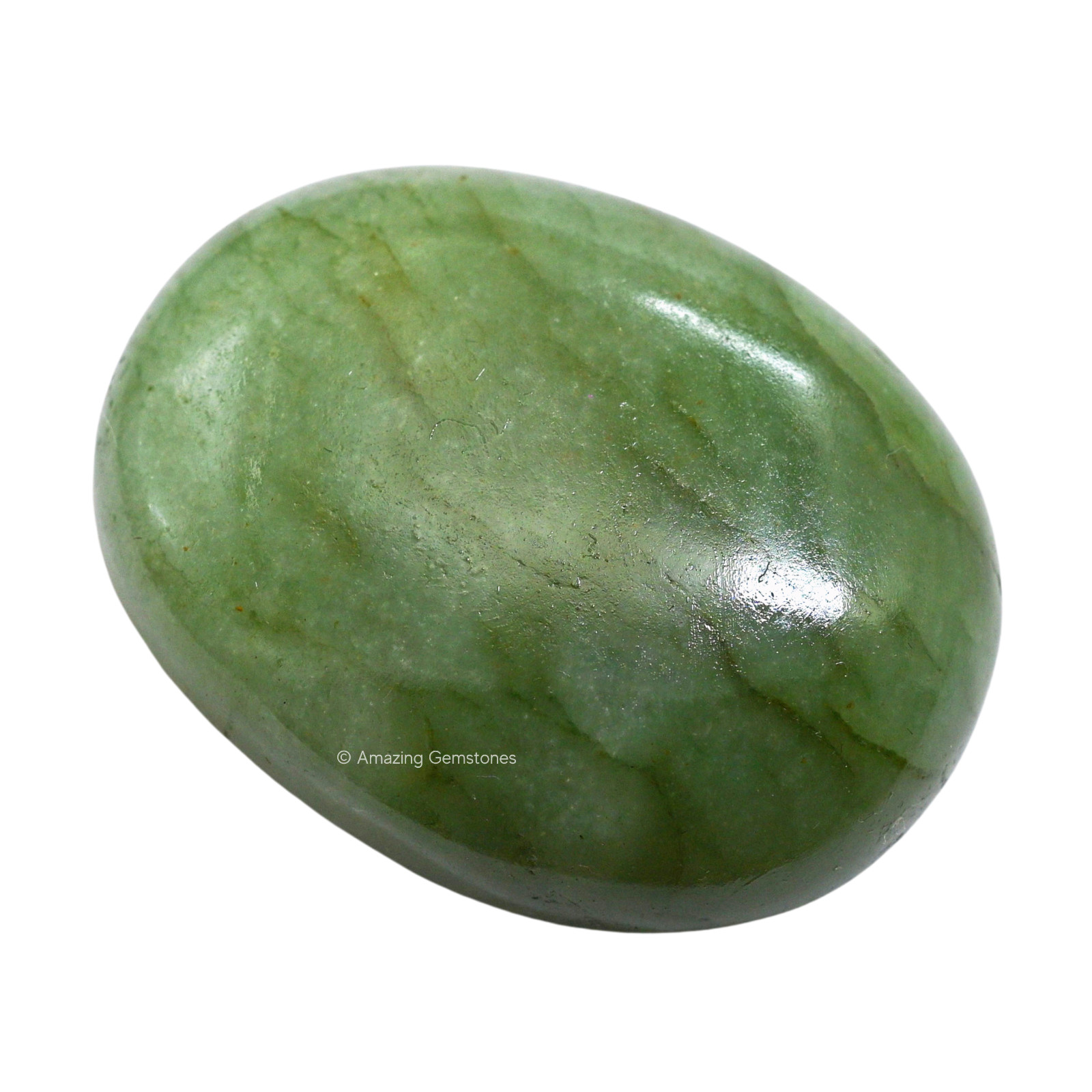Light Green Aventurine Crystal Palm Stone