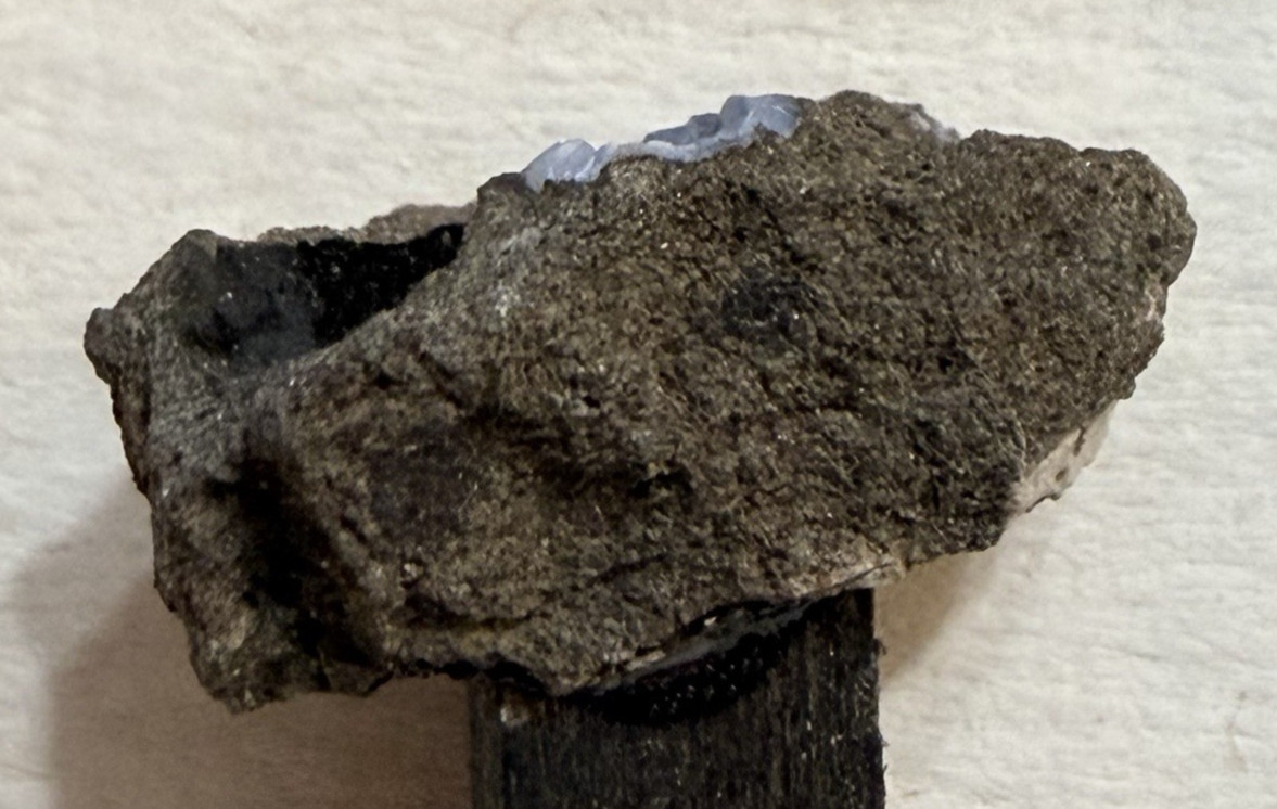 Mineral Specimen Lot 3 Magnetite Thomsonite Quartz Thumbnail Vtg Fossil Zeolite