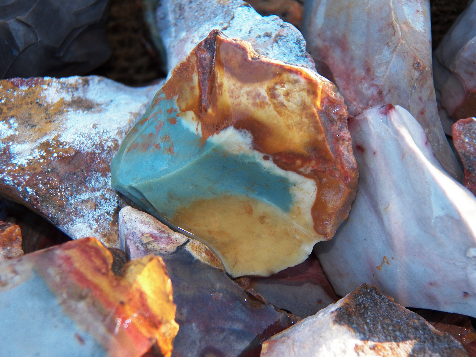 3000 Carat Lots of Desert Jasper Rough – Plus a FREE Faceted Gemstone