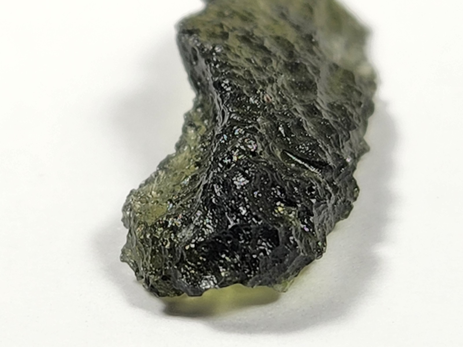 Top A++ 2.43g Gem Green Moldavite Crystal Chlum Czech Republic Minerals Crystals