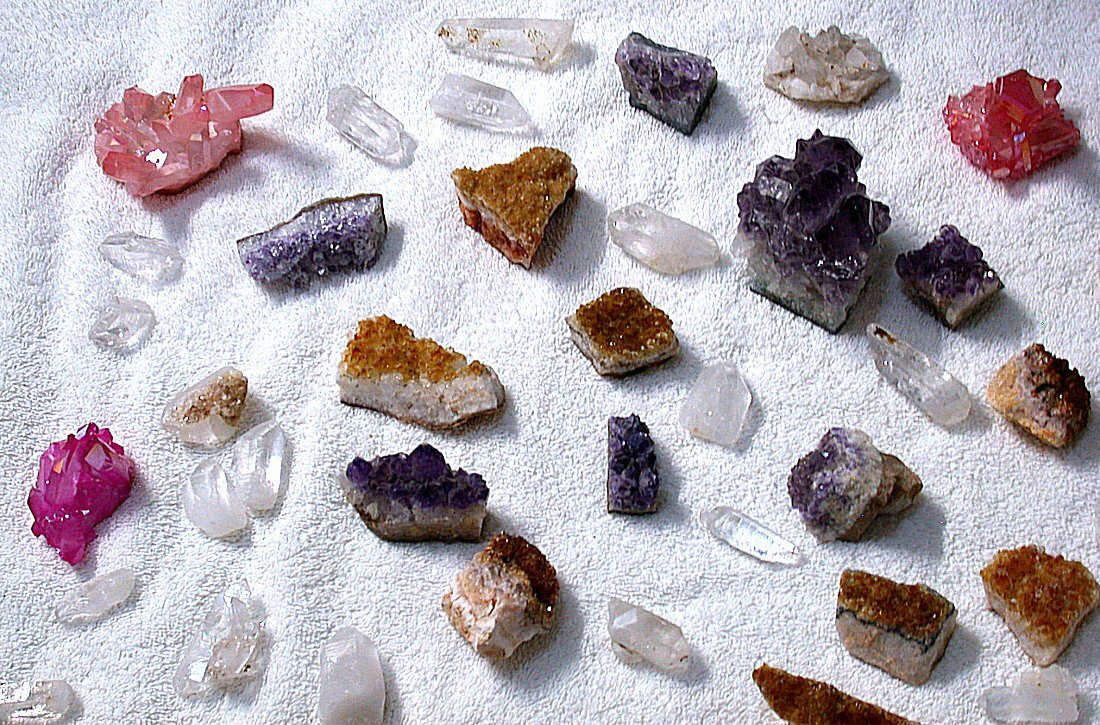 8 Pound 83 Amethyst Citrine Mystic Quartz Druze Crystal CLOSEOUT WHOLESALE DD7