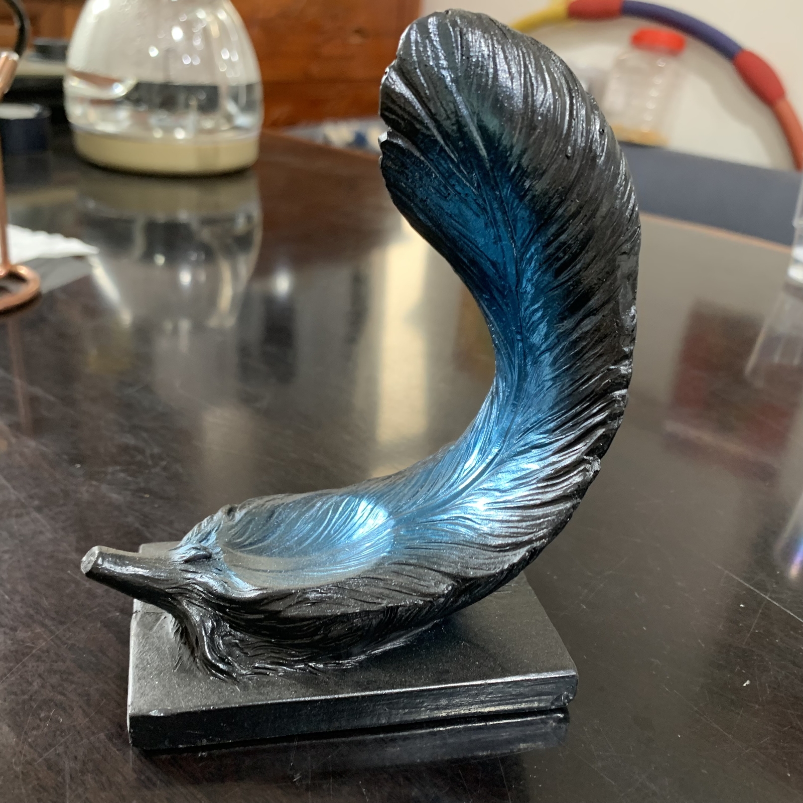 Feather Snake Reality Sphere bracket base natural Crystal ball holder
