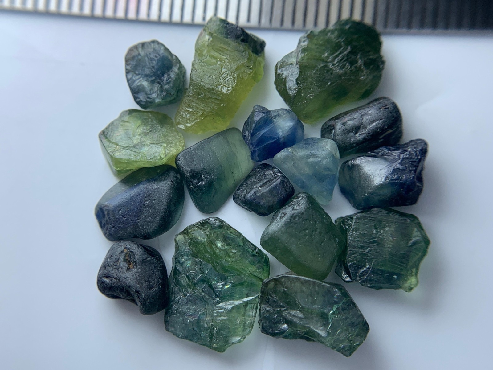 25.50Crt Amazing Facet Grade Teal Sapphire Rough lot @Madagascar