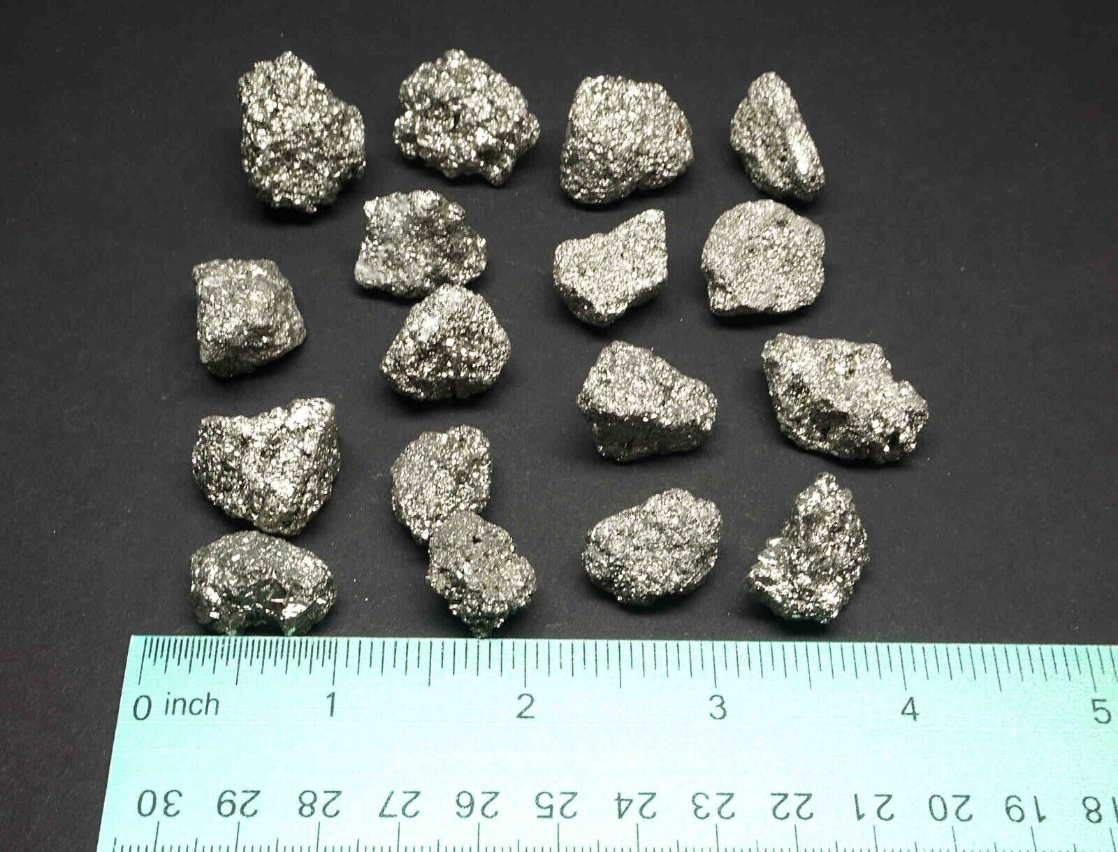 Iron Pyrite 1/4 LB Lots Natural Small Chispa Crystals Fools Gold