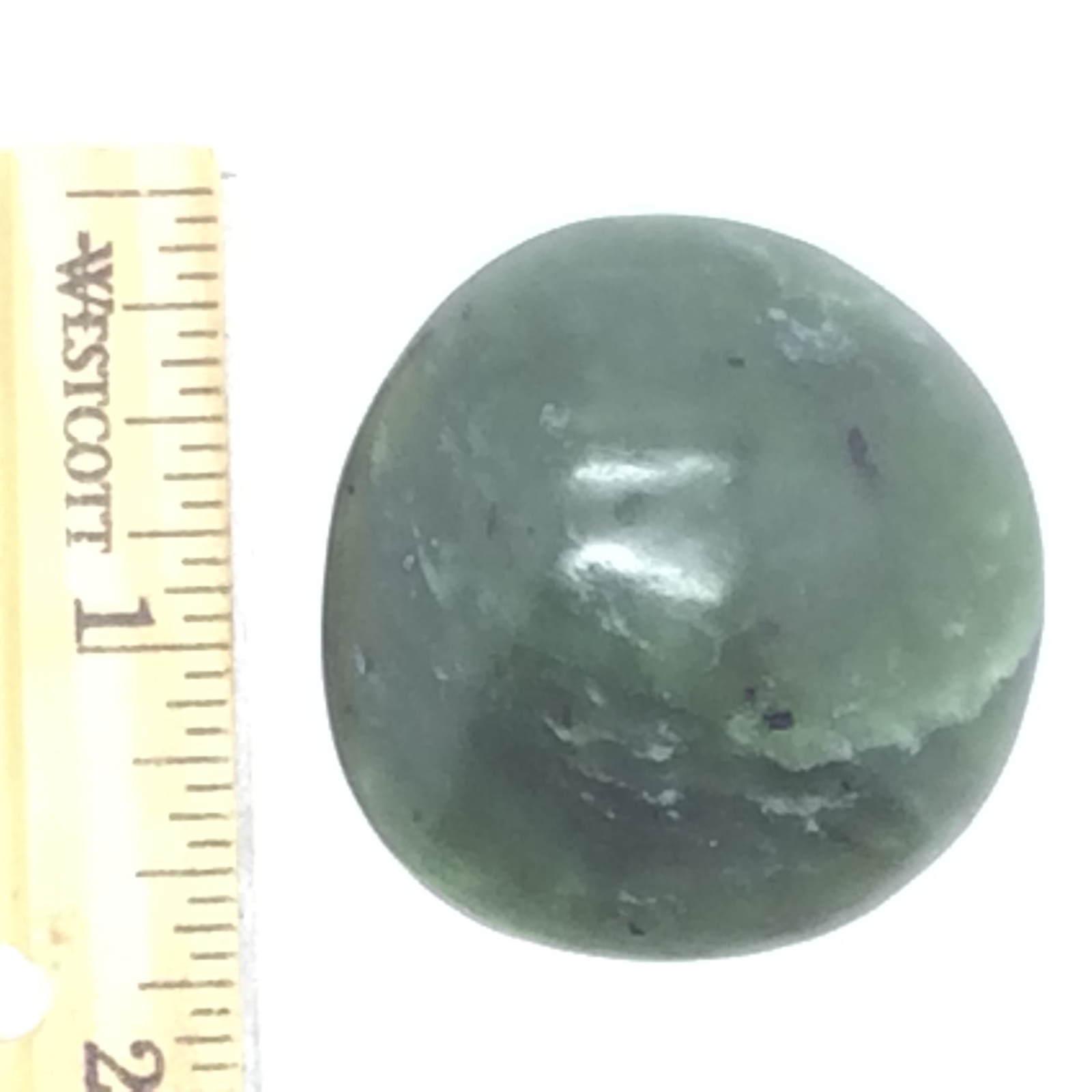 Siberian Nephrite Jade Green Polished Gem Stone Sayan Mountain Siberia Russia #3