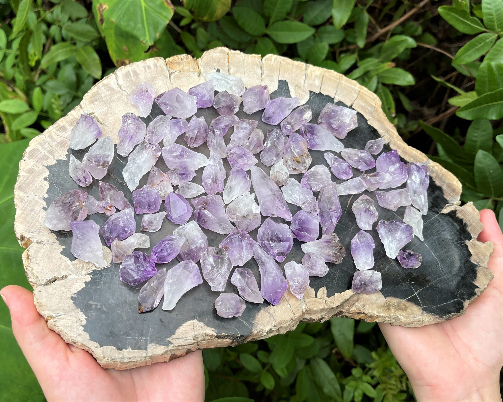 1/4 lb Bulk Lot Purple Amethyst Crystal Quartz Points & Pieces (4 oz)