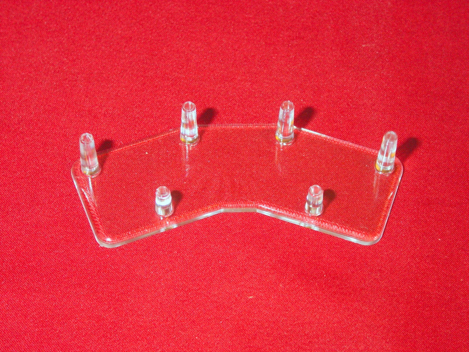 48 Paired 4-1/2″ Six (6) Peg Display Stand For Mineral Fossil Crystal Clusters