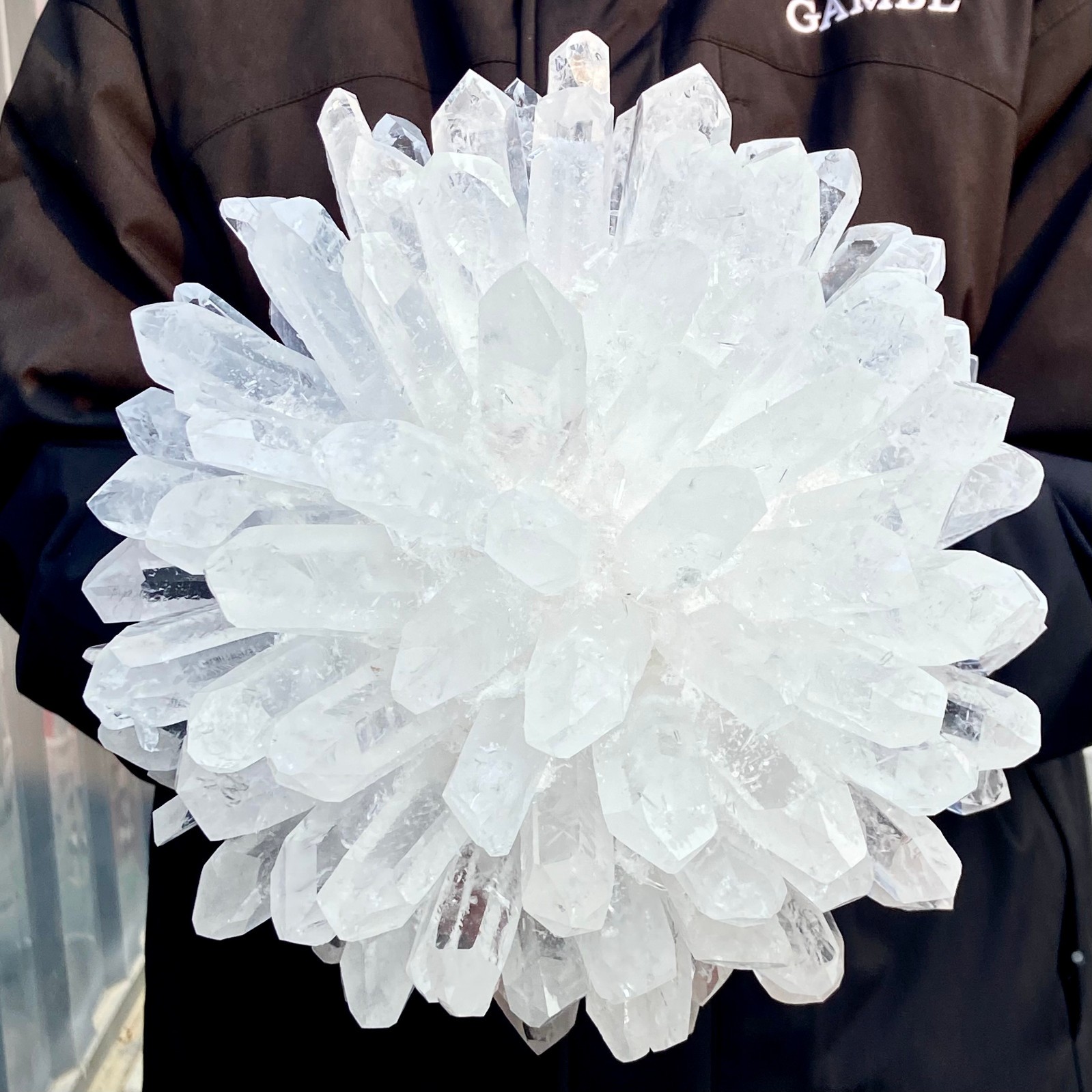 14.44LB Natural White Clear Quartz Crystal Cluster Rock Stone Specimens Reik