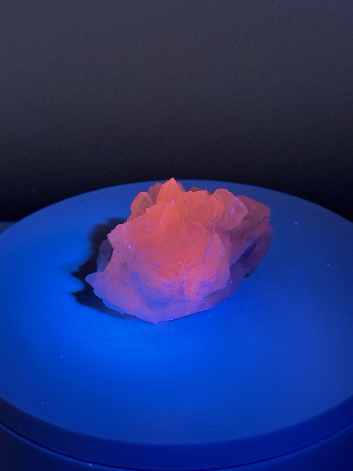 RADIANT Calcite Crystal Cluster Fluorescent Mineral Specimen – China