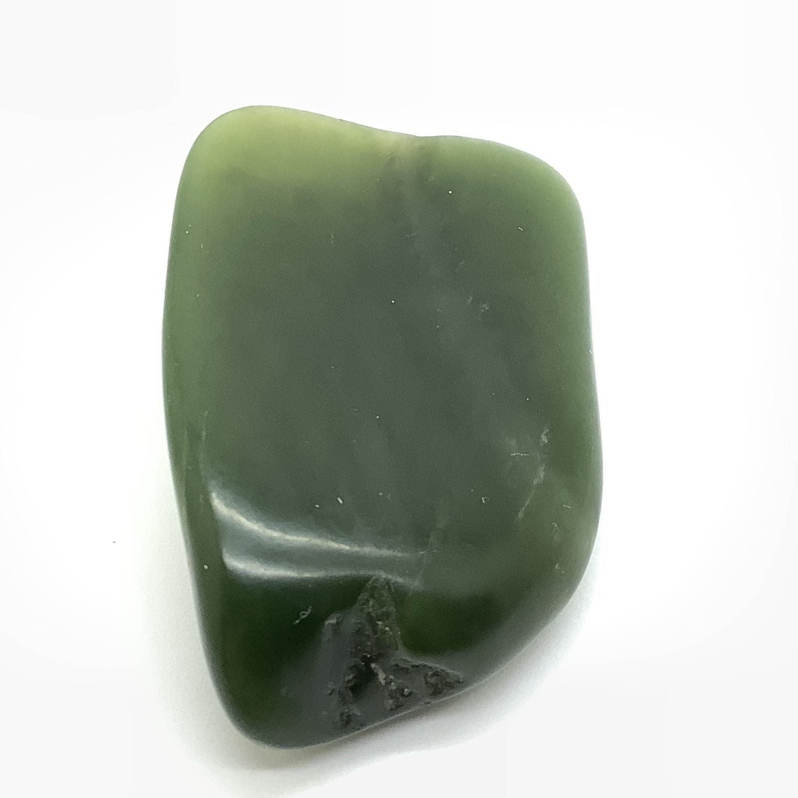 Siberian Jade Pebble Green Nephrite Jade Stone Specimen Siberia 36g