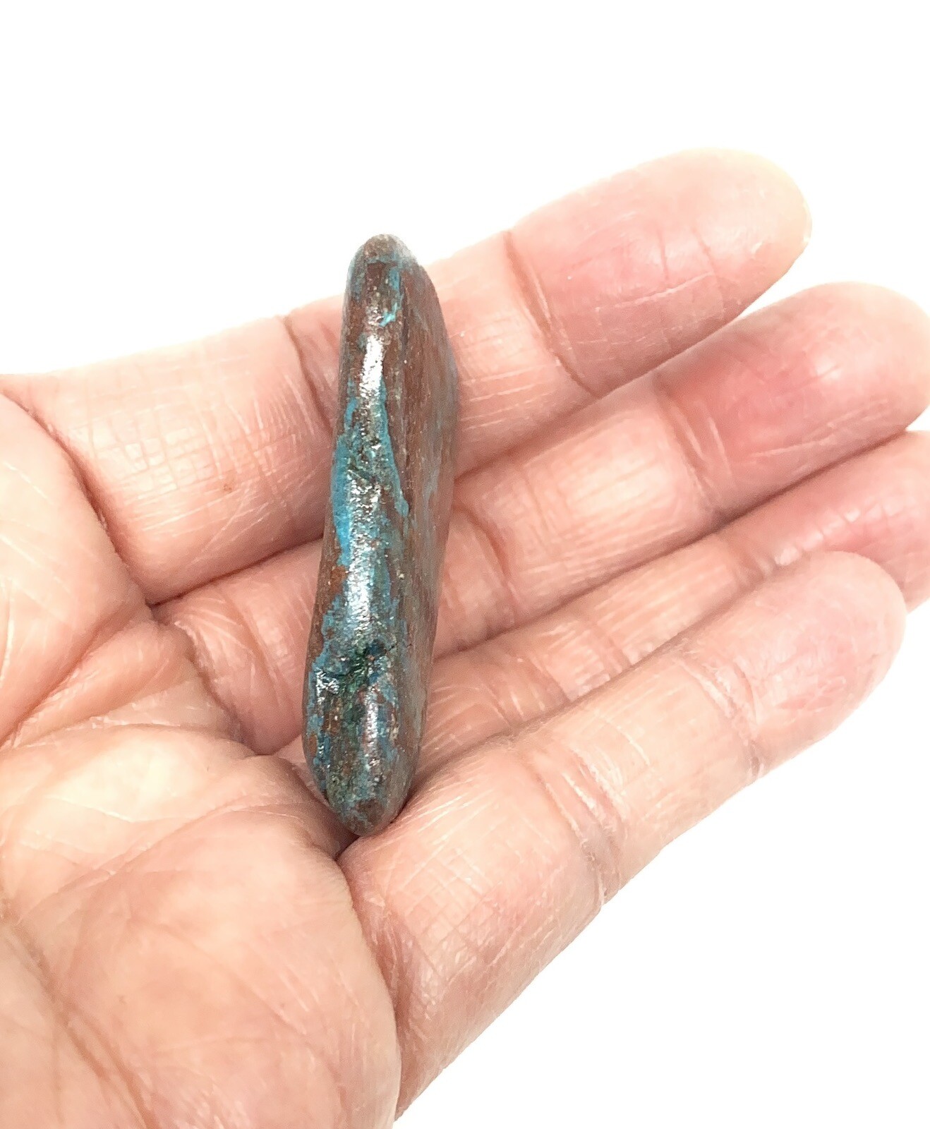 Chrysocolla/Malachite In Cuprite Stone From Arizona 18g Approximately 1 1/2in