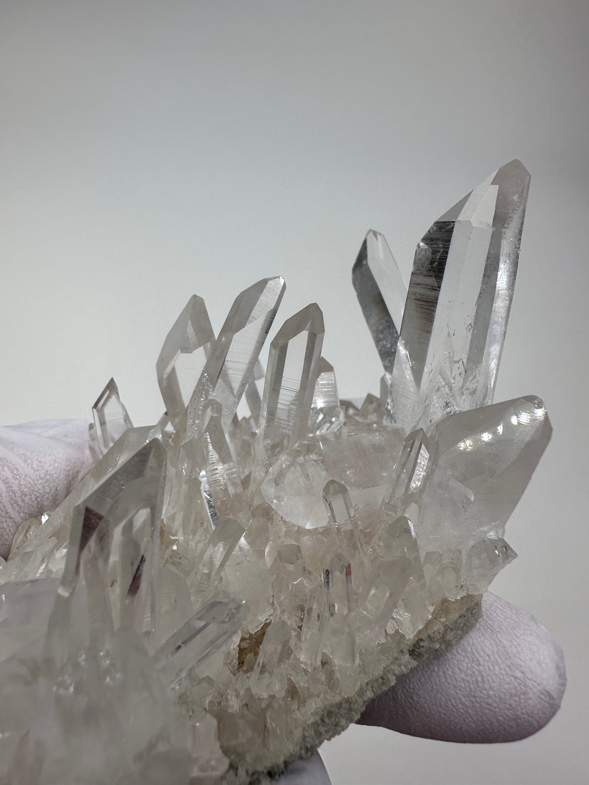 Top Quality Large Optical Clear Arkansas Quartz Crystal Cluster