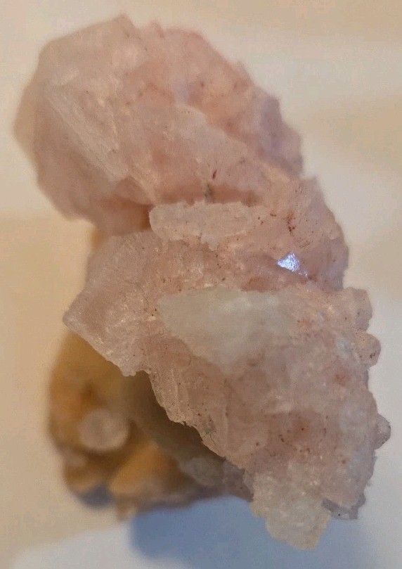 Pink Halite Crystal Cluster Specimen 2.25 X 2 X 1 Inches