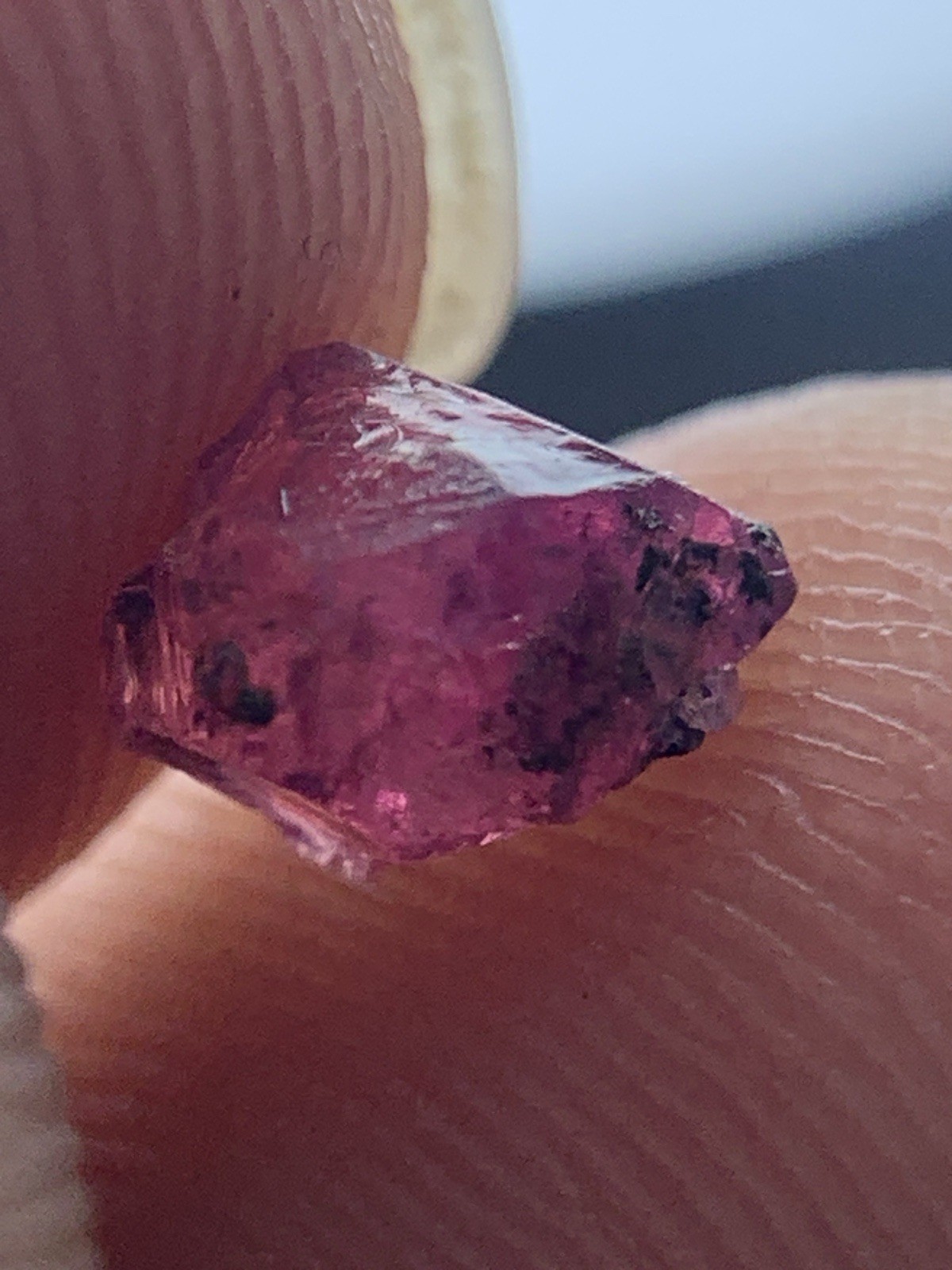 1.10 Crts Extremely Rare Stunning Facet Grade Pink & Blue Winza Sapphire @winza